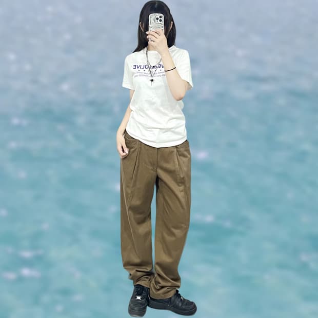 올리브데올리브 반팔티