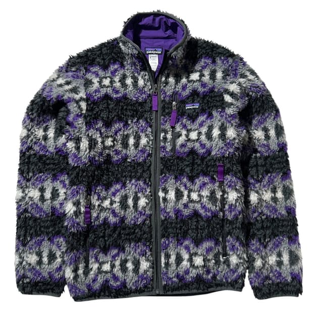 파타고니아 딥파일 레트로 아즈텍 패턴 후리스 플리스 자켓