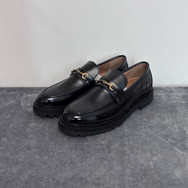 새상품) 265 위더로드 던컨 홀스빗 로퍼 블랙