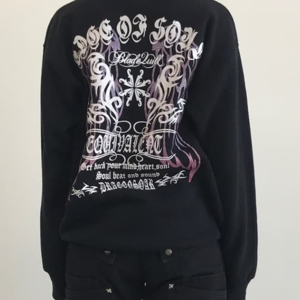 jpn y2k 빈티지 맨투맨