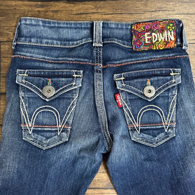 일본빈티지 MISS EDWIN Y2K 부츠컷 데님 27-28