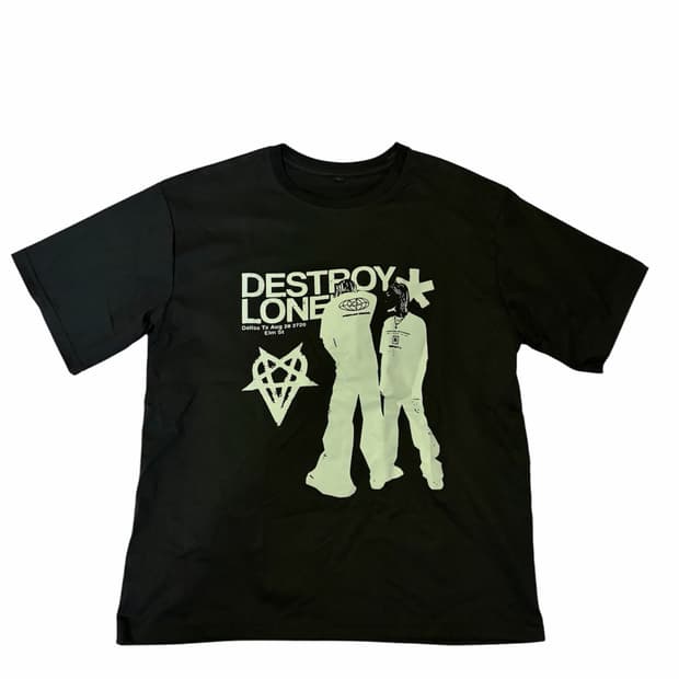 DESTROY LONE 반팔 티셔츠 블랙