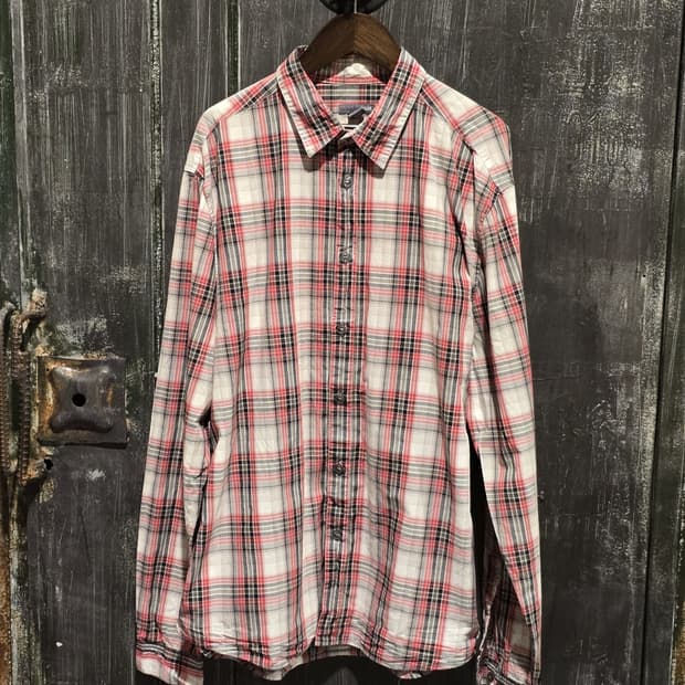 H&M Red and Black Plaid Shirt
