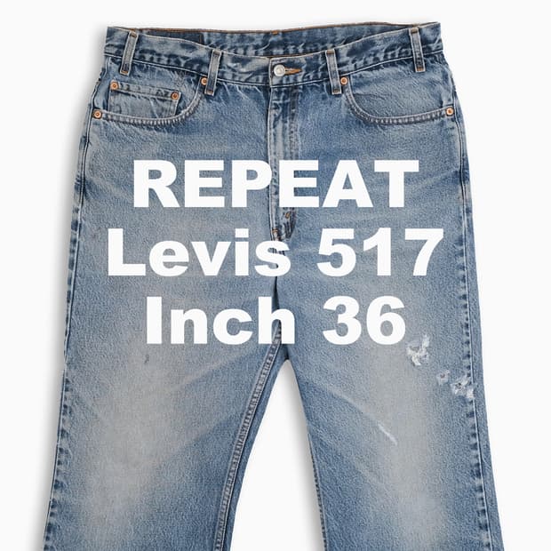 빈티지 리바이스 517 중청 90s 36 인치 LV5173884