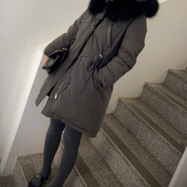 Sandro 산드로 여성 다운패딩 롱패딩