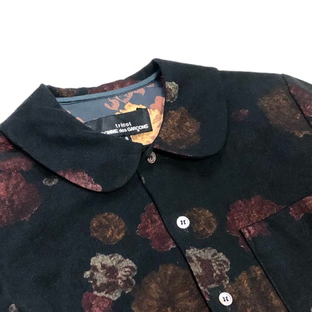 [S] COMME DES GARCONS TRICOT 플로럴 자켓