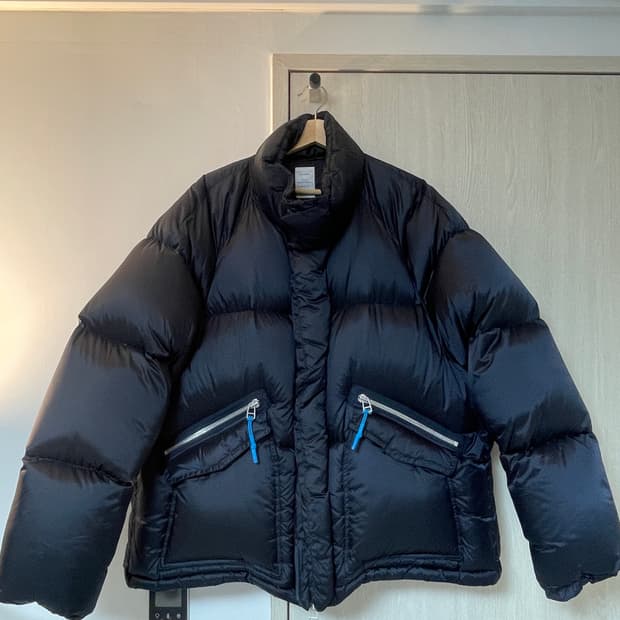 네임 NAME 네이비 다운패딩