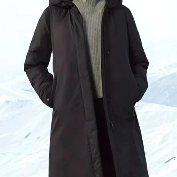 거의새것/ 장미쉘바스키아 프리마로프트 웜업 패딩코트 85