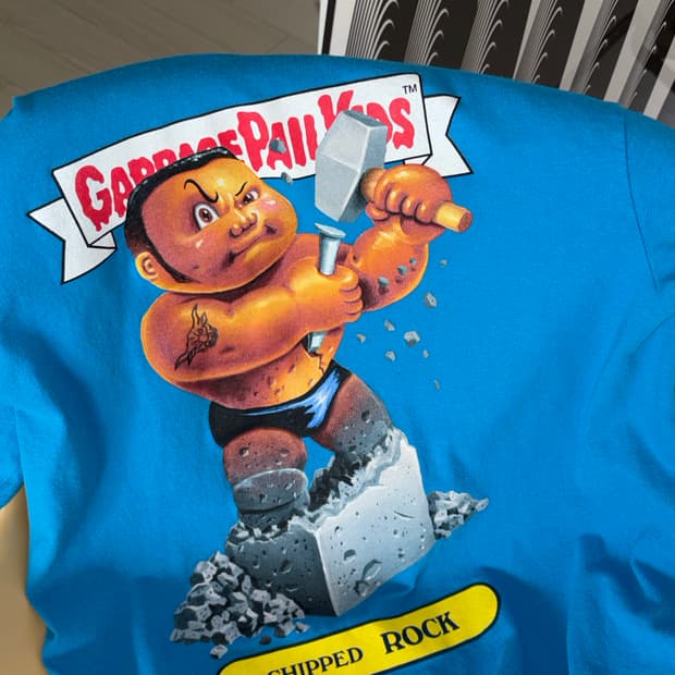 아메리칸 빈티지 WWE x GPK 프로레슬링 더락 반팔 L (97)