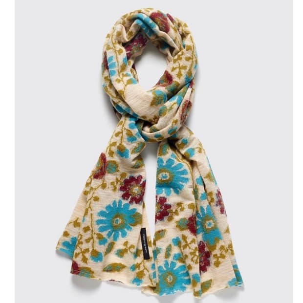 [구매] 해칭룸 플로럴 자카드 머플러 아이보리 구매합니다