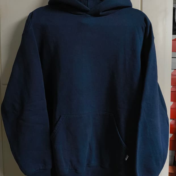 러셀 90s 네이비 후드티 멕시코 L