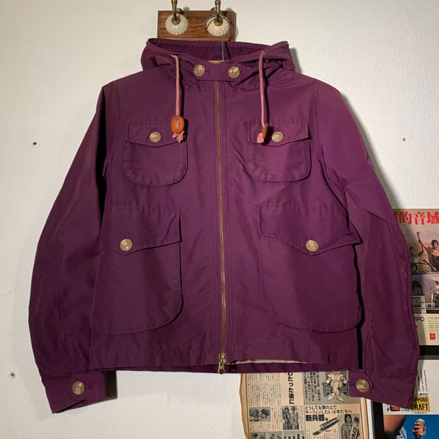 빔즈보이 퍼플 윈드브레이커 자켓