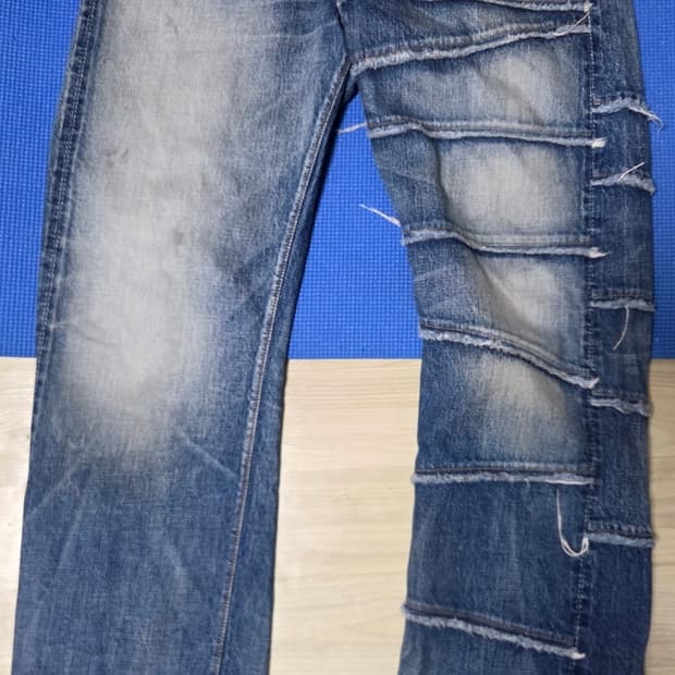 카미야 x 풀카운트 스위칭 데님 팬츠 인디고 M사이즈