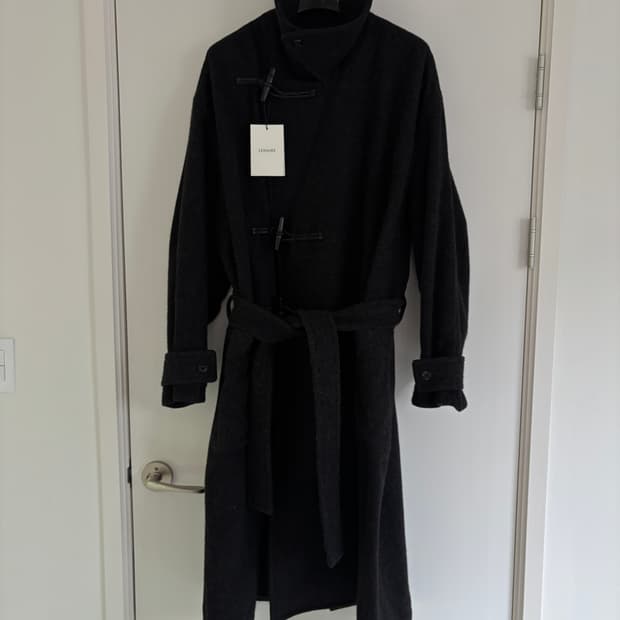 24FW 알파카 모헤어 더플 코트