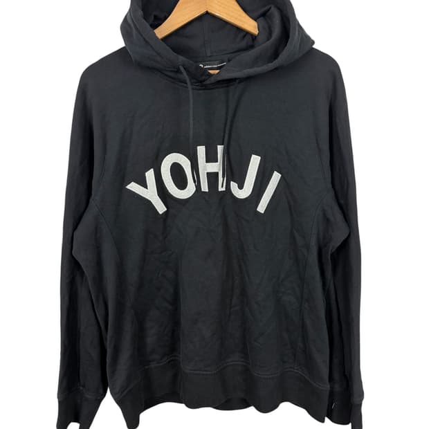 Y-3 요지야마모토 빅로고 후드티XL
