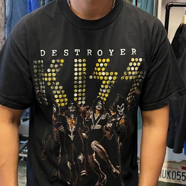 00s [L] KISS Destroyer 디스트로이어 빈티지 밴드티