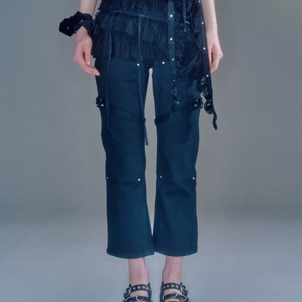 베이컨트 아카이브 bona strap ankle pants