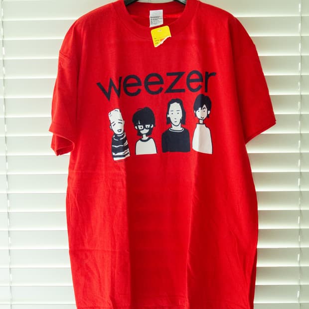 2002 weezer 데드스탁 컨디션 티셔츠