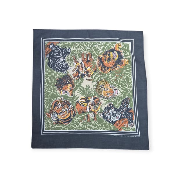 빈티지 반다나 정글