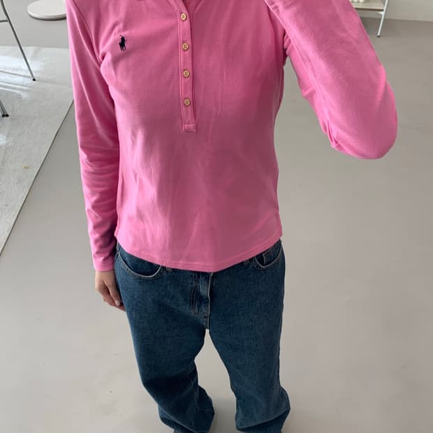 폴로 랄프로렌 걸즈 긴팔 카라티 XL(16)