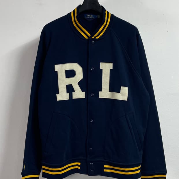 폴로 랄프로렌 RL 레터맨 바시티자켓 (on.16)