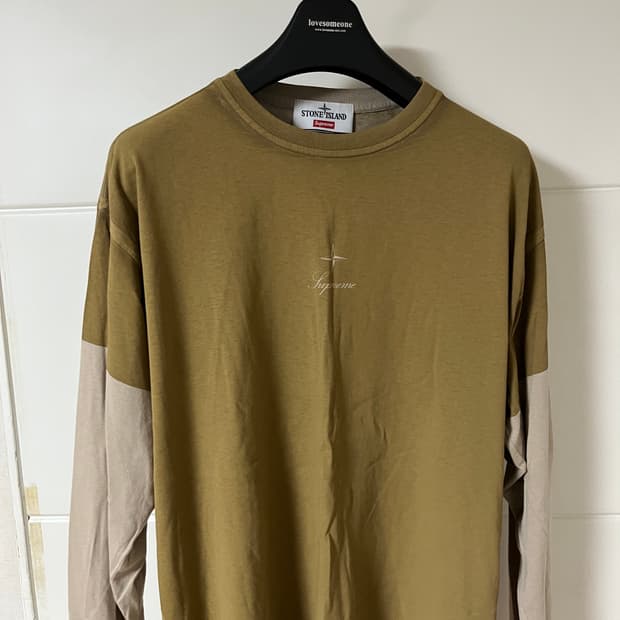 슈프림 X 스톤아일랜드 롱슬리브 