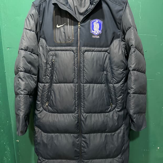나이키 국대 선수지급용 롱패딩 XXL