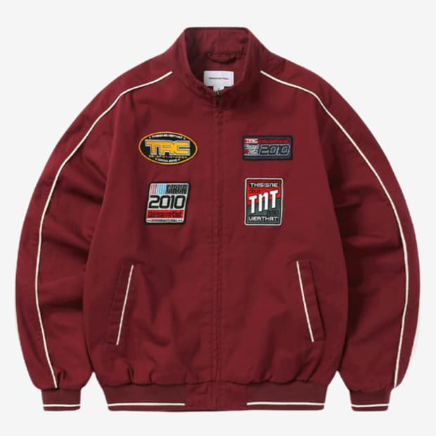 디스이즈네버댓 TRC 레이싱 자켓 레드 (L)
