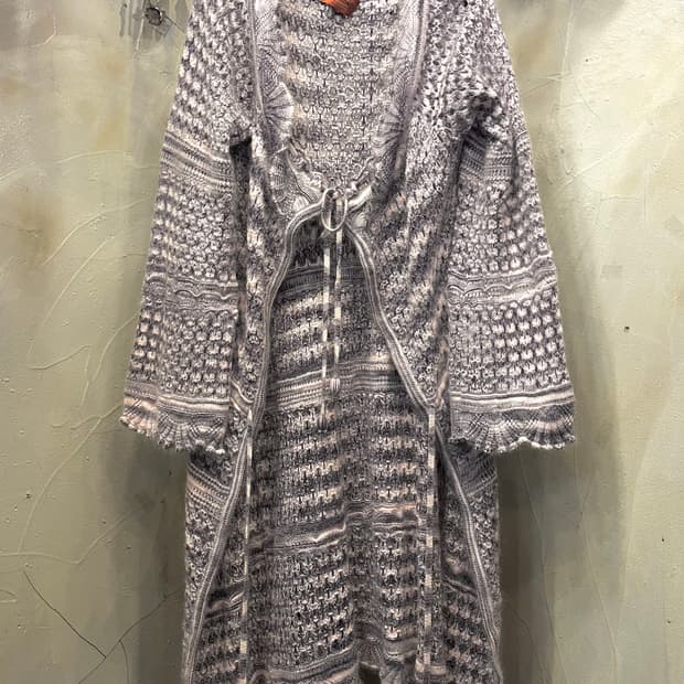 미쏘니 모헤어 롱 가디건