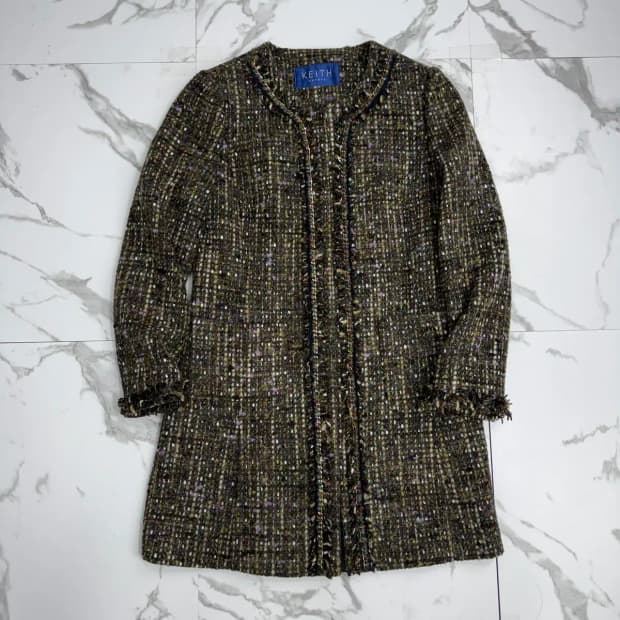 키이스 트위드 코트