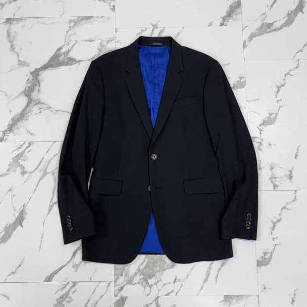 폴스미스 네이비 투버튼 블레이져