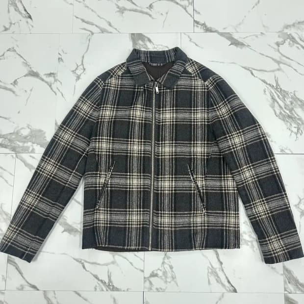 자라 체크 오버 셔츠