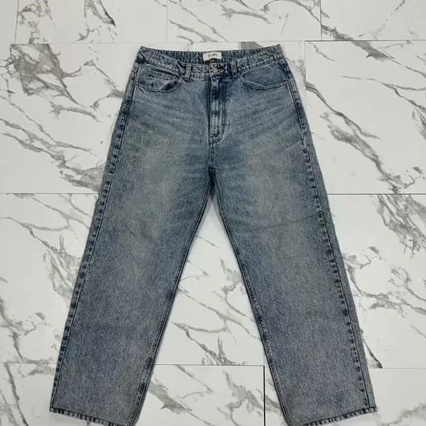 타임옴므 와이드핏 데님 팬츠