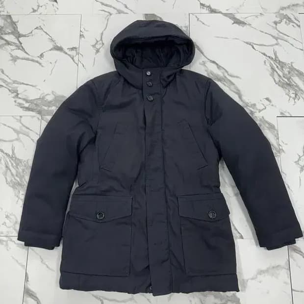 휴고보스 네이비 덕다운 패딩