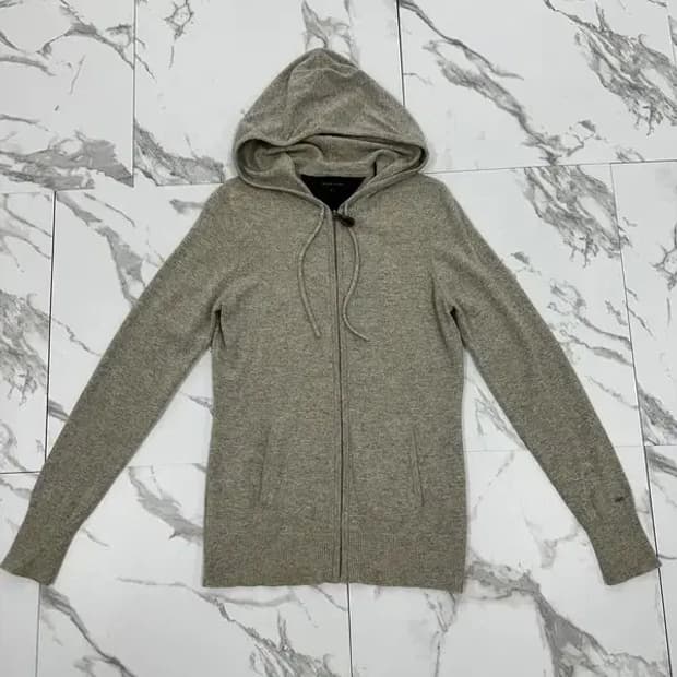 타미힐피거 캐시미어 100% 후드집업