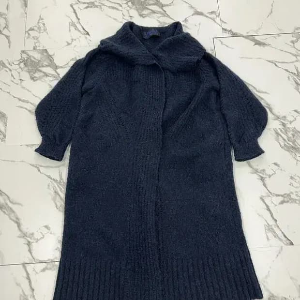 럭키슈에뜨 네이비 롱가디건