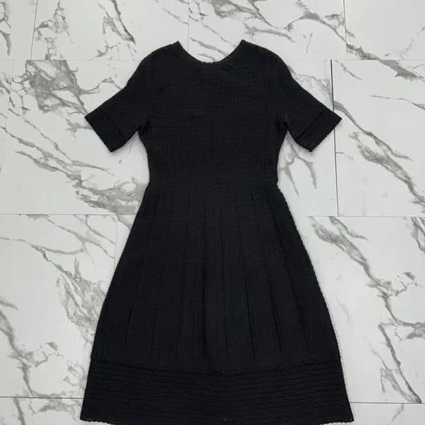 SJSJ 블랙 패턴 원피스