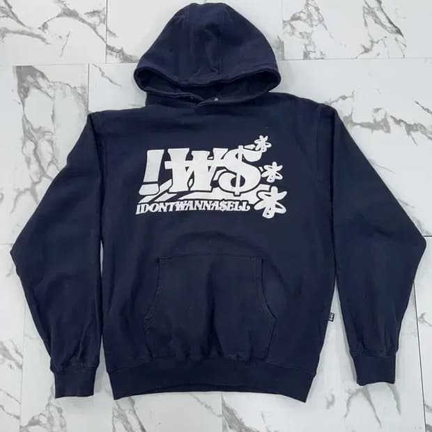 돈워너셀 네이비 후드티