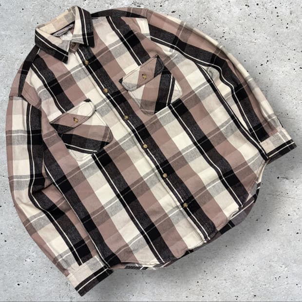 [XL] 칼하트 빈티지 투포켓 체크 셔츠 B944