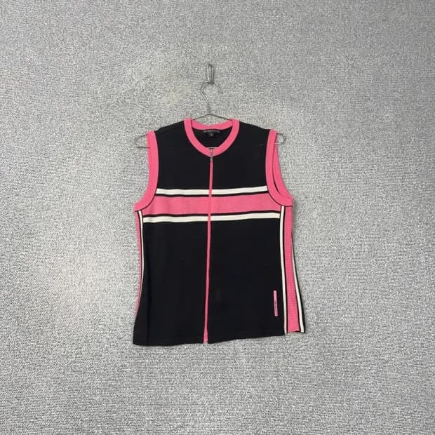 메트로시티 여성 아크릴 니트 조끼 90