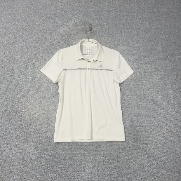 아디다스 로고 기능성 반팔 카라티 95