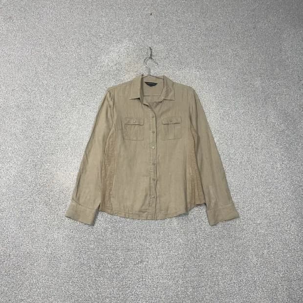 클럽모나코 투포켓 린넨 셔츠 S