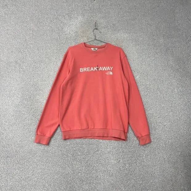 노스페이스 캐주얼 로고 코랄 맨투맨 XL