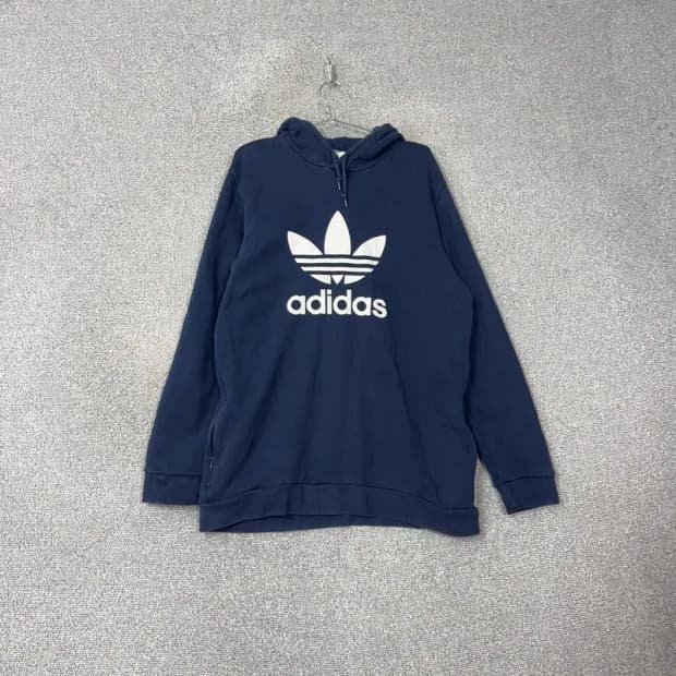 아디다스 오버사이즈 빅로고 후드티 3XL