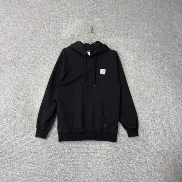 디스이즈네버댓 박스로고 블랙 오버핏 후드티 S