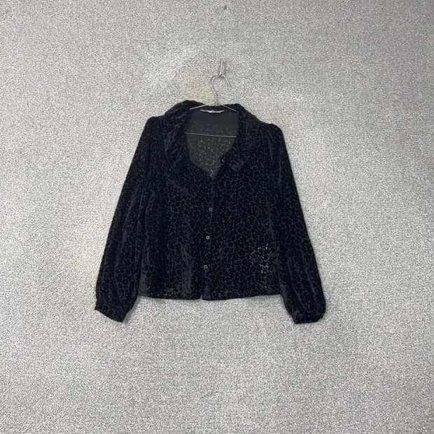 에잇세컨즈 빈티지 레오파드 버튼 자켓 S