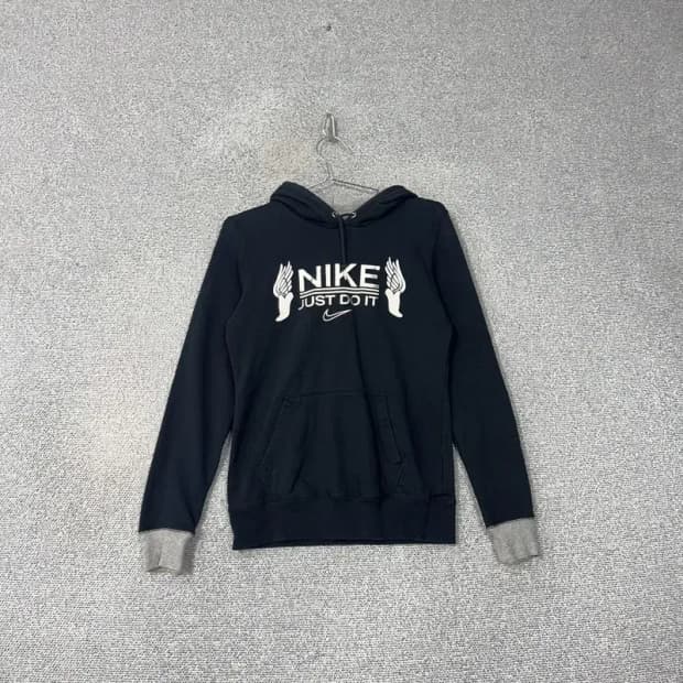 나이키 빈티지 프린팅 여성 후드티 L