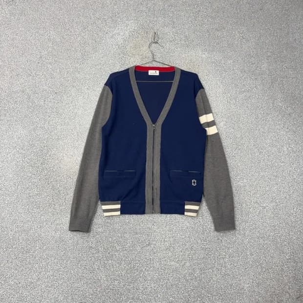 와이드앵글 골프 완장 울 니트 가디건 95