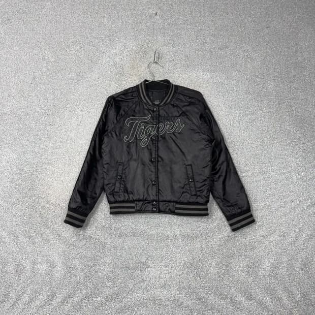 MLB 디트로이트 올블랙 빈티지 여성 스타디움 자켓 85