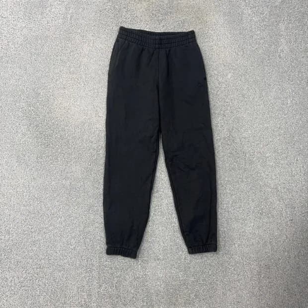 아디다스 블랙 조거팬츠 L